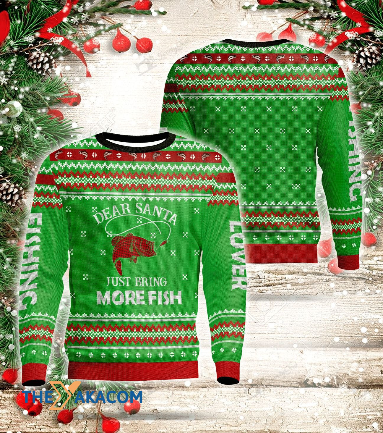 Just Bring More Christmas Fish Gift For Christmas Ugly Christmas Sweater