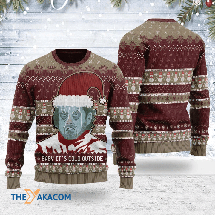Merry Xmas Baby It_s Cold Outside Awesome Gift For Christmas Ugly Christmas Sweater