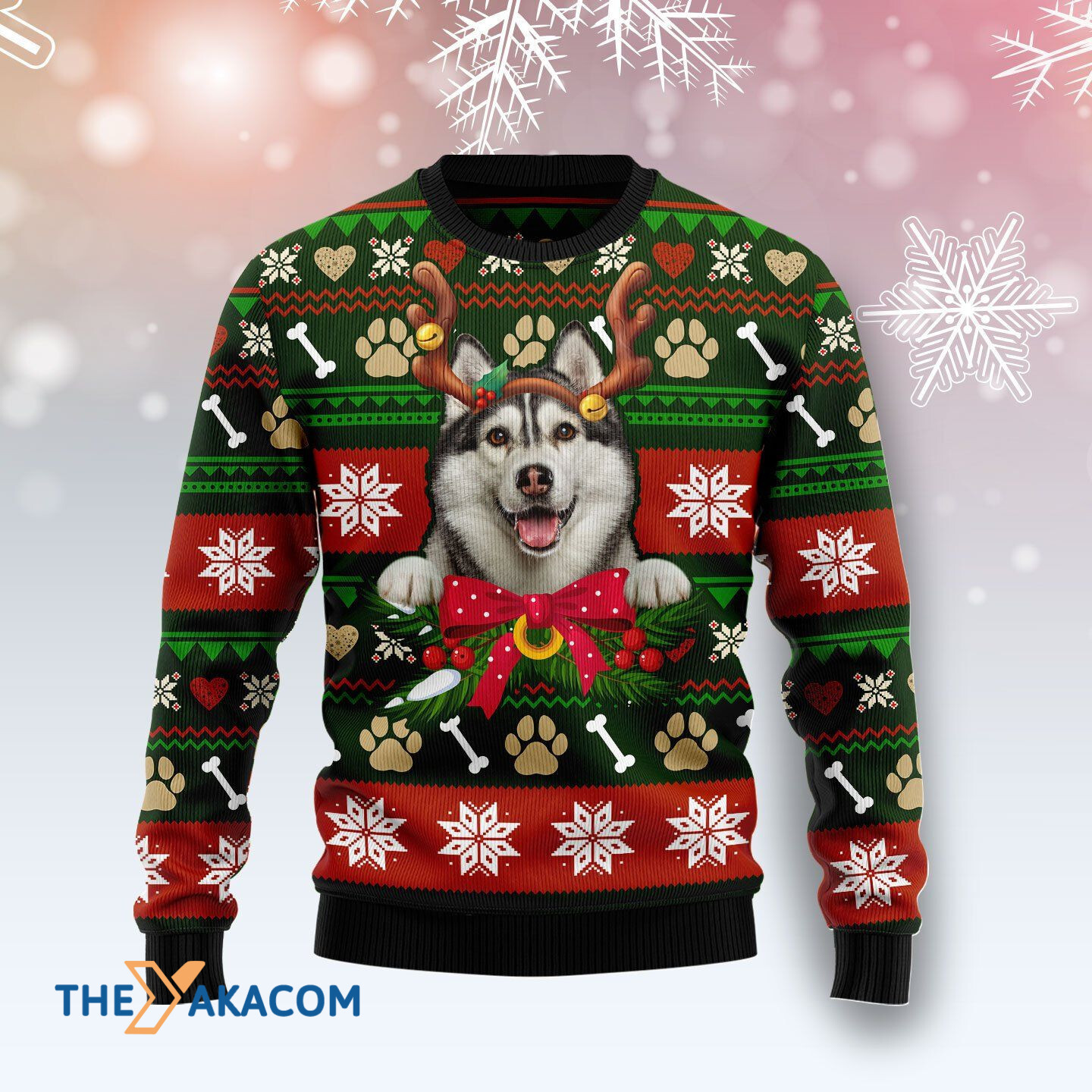 Merry Xmas For Dog Lovers Siberian Husky Funny Awesome Gift For Christmas Ugly Christmas Sweater Merry Xmas For Dog Lovers Siberian Husky Funny Awesome Gift For Christmas Ugly Christmas Sweater