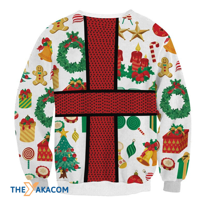 Merry Xmas Gift Wrapping Awesome Gift For Christmas Ugly Christmas Sweater