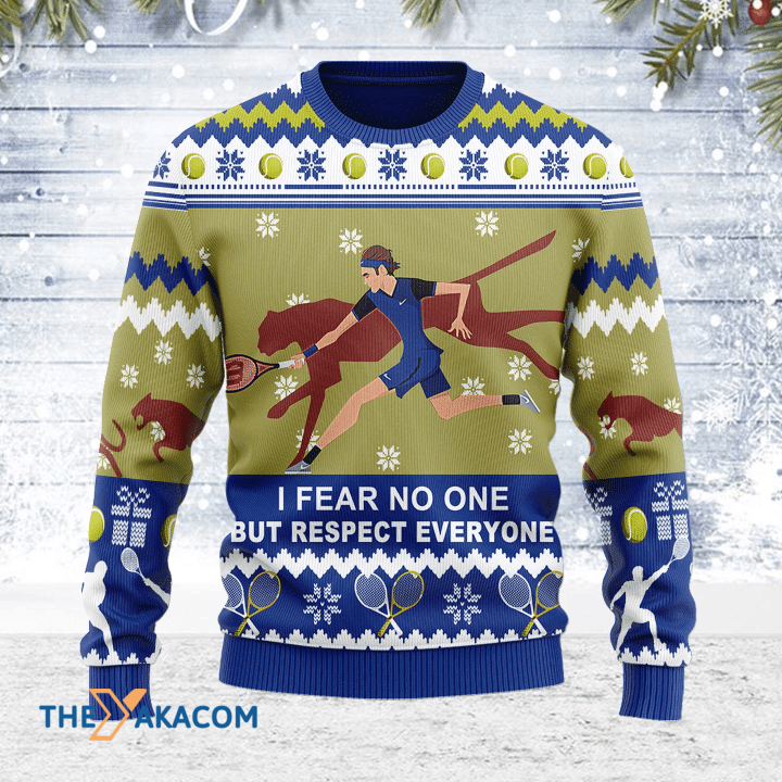 Merry Xmas I Fear No One But Respect Everyone Awesome Gift For Christmas Ugly Christmas Sweater Merry Xmas I Fear No One But Respect Everyone Awesome Gift For Christmas Ugly Christmas Sweater