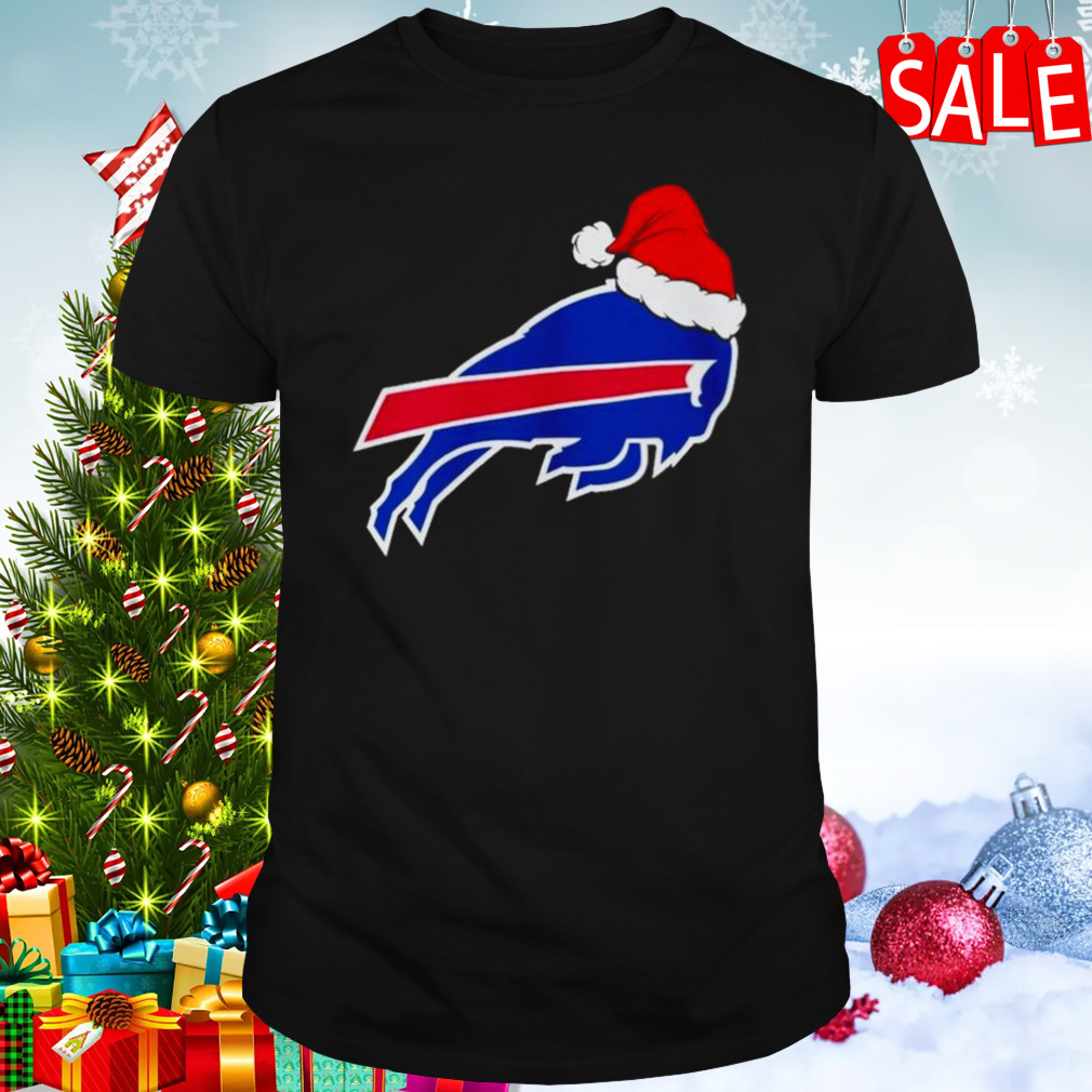 Buffalo Bills logo Santa Hat Christmas 2023 Shirt