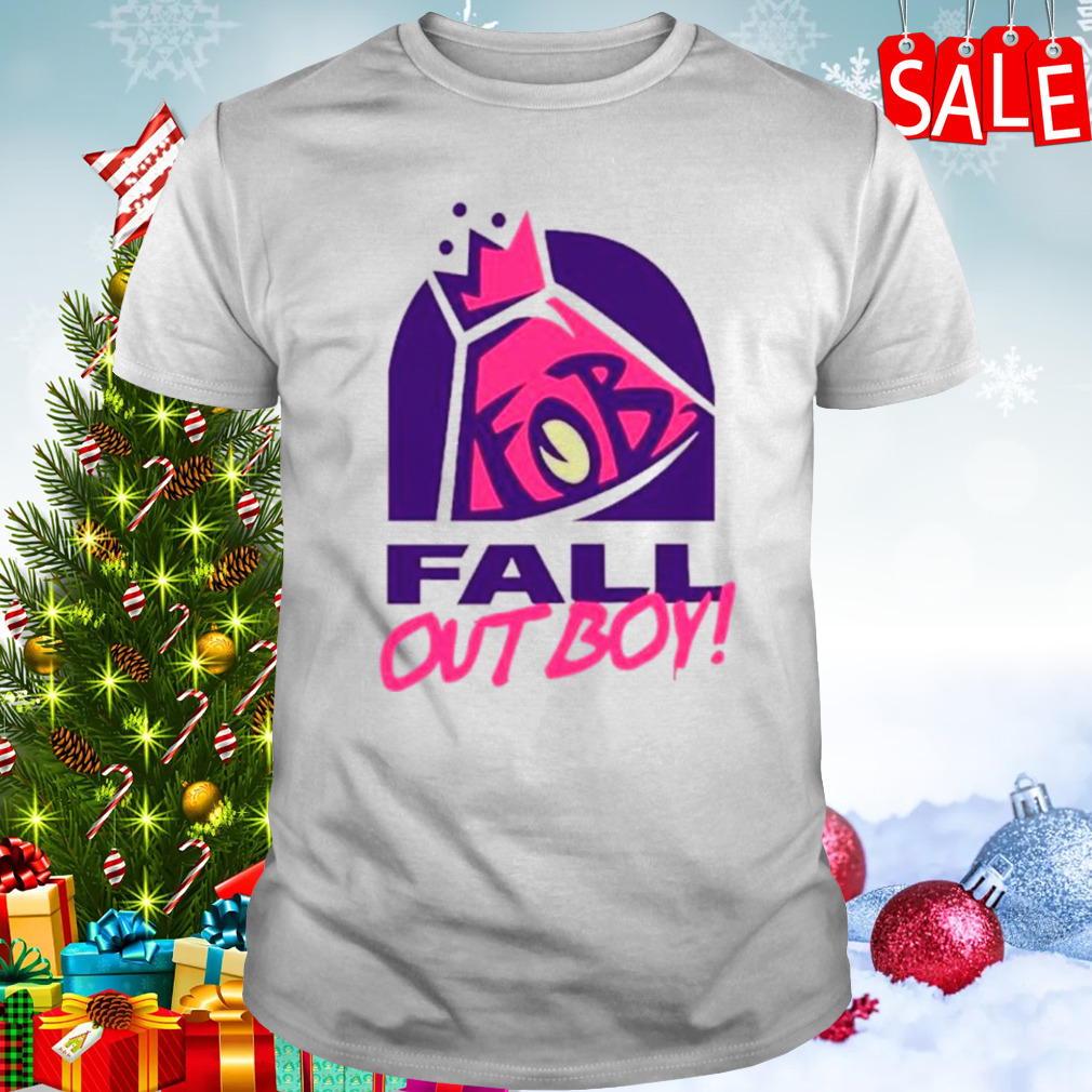 Fall out boy taco bell parody logo shirt