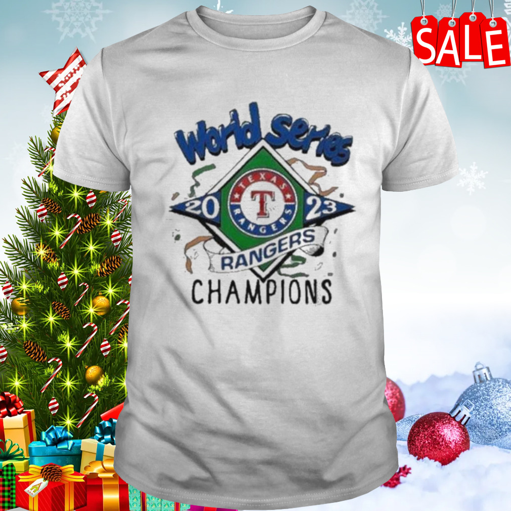 Homage 2023 world series champions rangers T-shirt