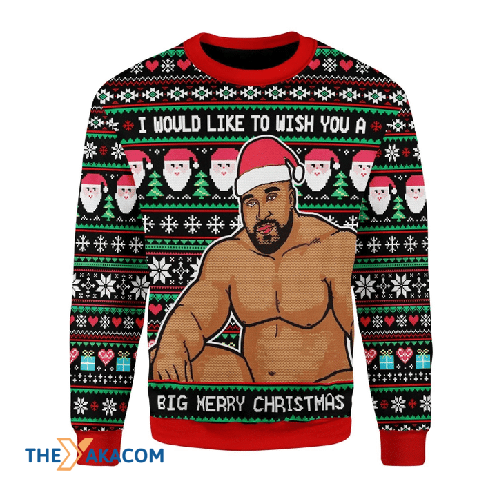 Merry Xmas On Coast _sitting On A Bed_ Meme Awesome Gift For Christmas Ugly Christmas Sweater