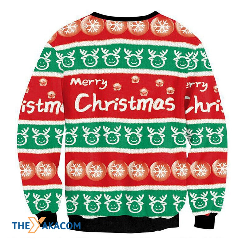 Merry Xmas Pattern Ornament Awesome Gift For Christmas Ugly Christmas Sweater