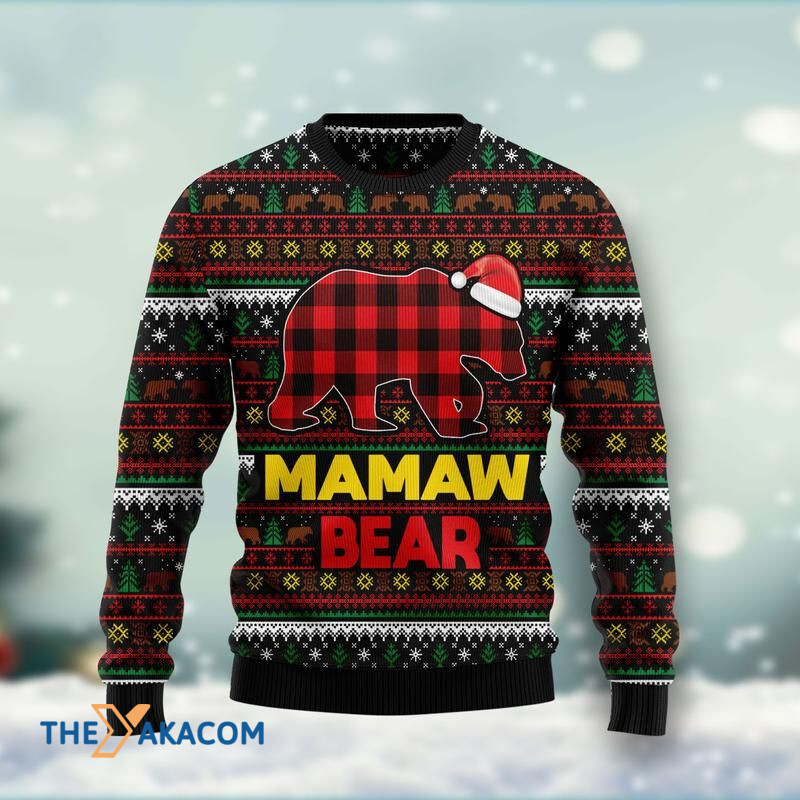 Merry Xmas Special Mamaw Bear Awesome Gift For Christmas Ugly Christmas Sweater