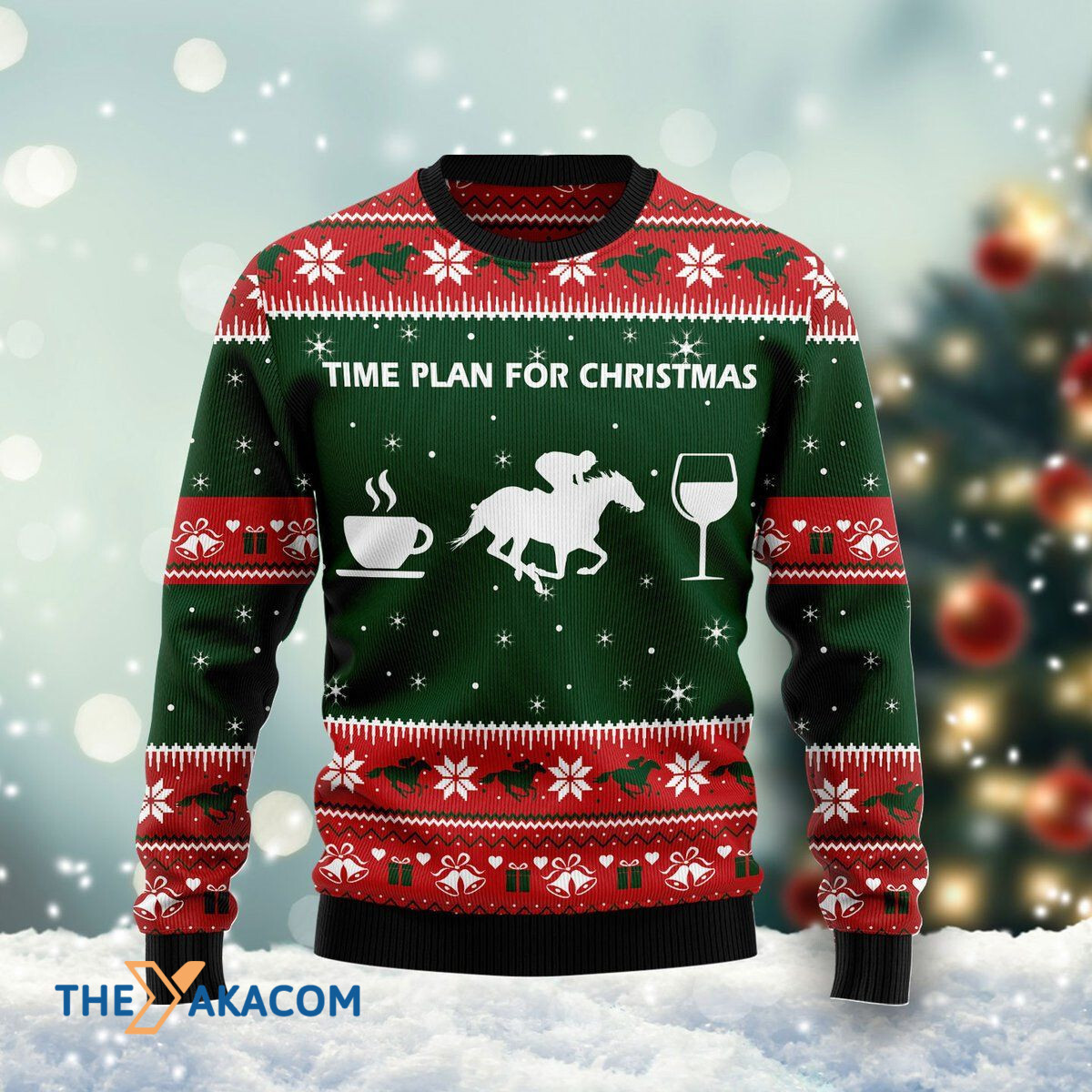 Merry Xmas Time Plan For Christmas Horse Racing Awesome Gift For Christmas Ugly Christmas Sweater Merry Xmas Time Plan For Christmas Horse Racing Awesome Gift For Christmas Ugly Christmas Sweater