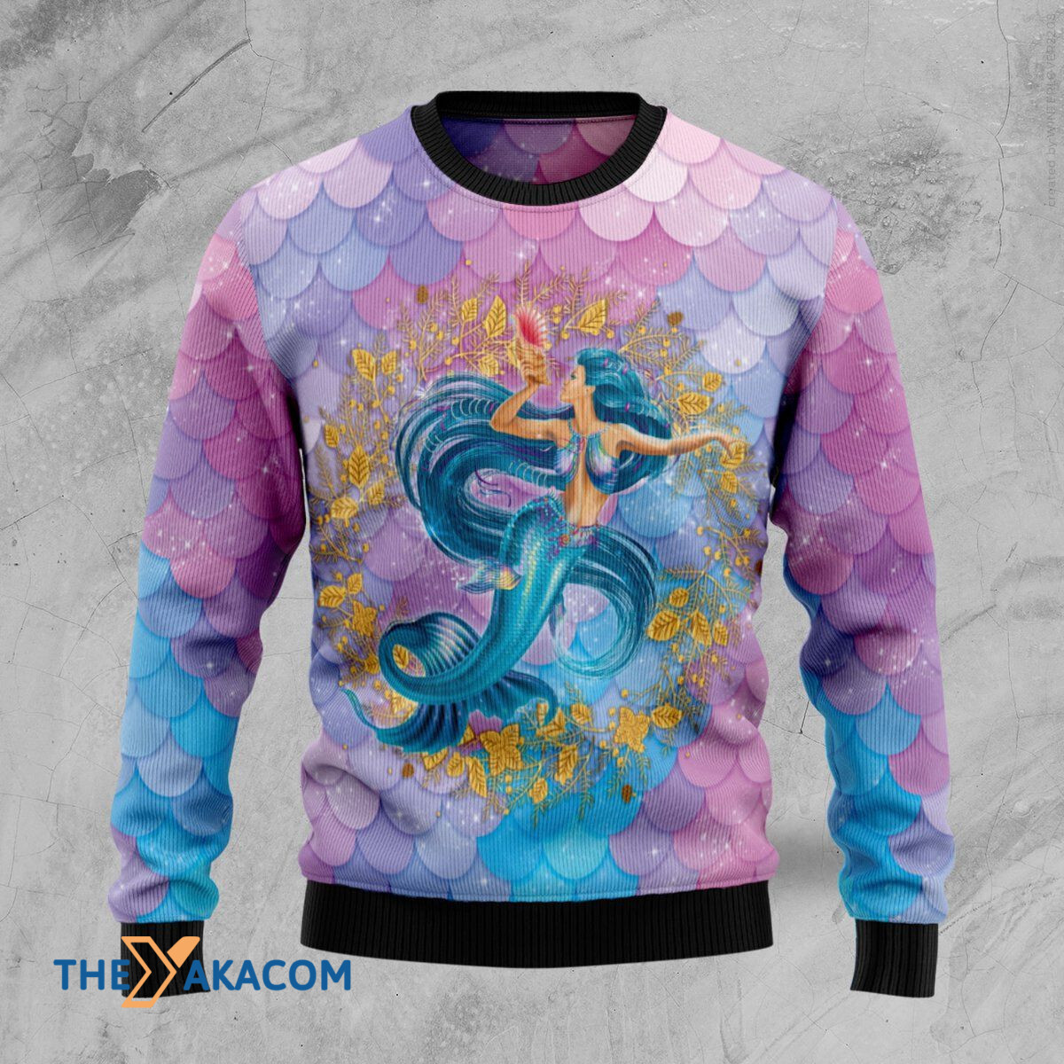 Merry Xmas Wonderful Mermaid Awesome Gift For Christmas Ugly Christmas Sweater