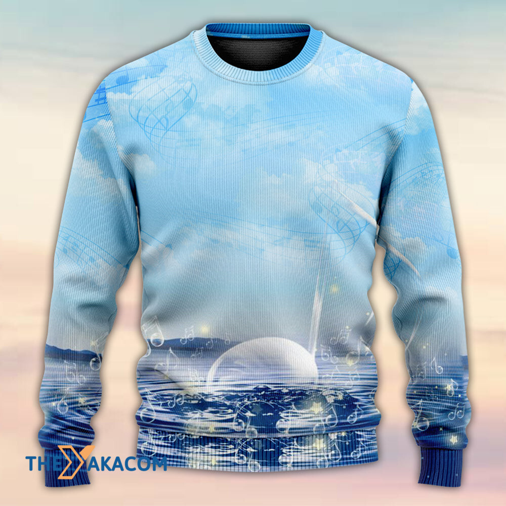 Music Sounds Of Nature Gift For Lover Ugly Christmas Sweater