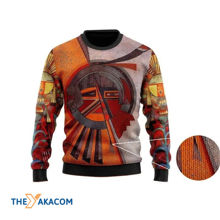 Native American Pattern Gift For Christmas Ugly Christmas Sweater