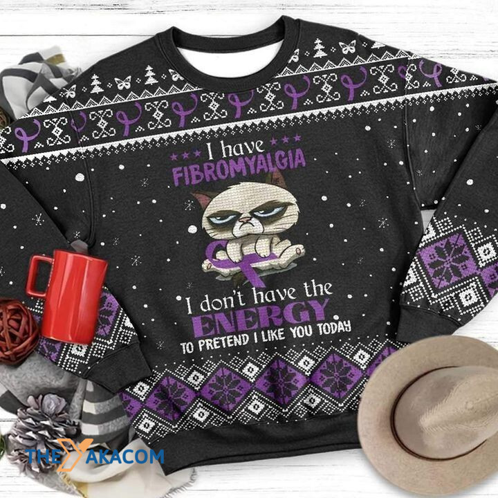 Sloth With Purple Ribbon I Don_t Have The Energy To Pretend I Like You Gift For Christmas Ugly Christmas Sweater