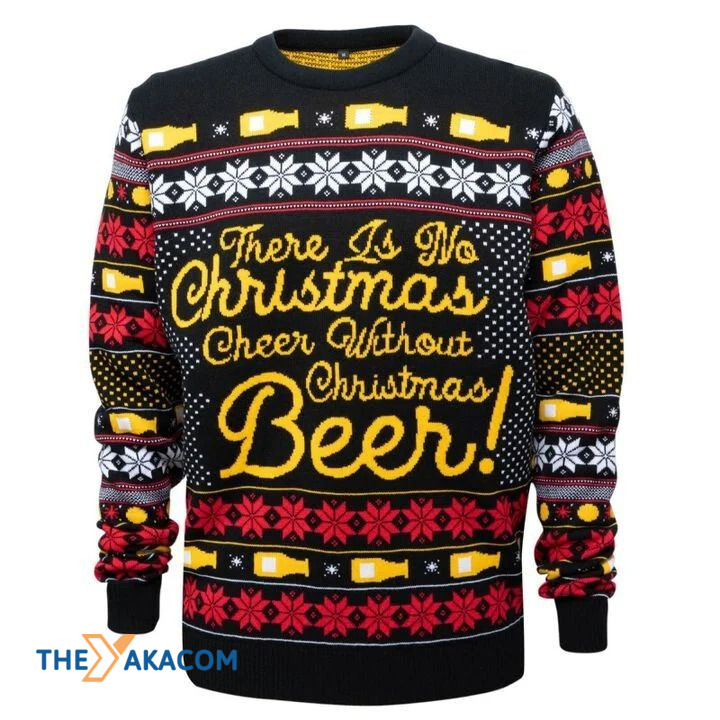 There Is No Christmas Cheer Without Christmas Beer Gift For Christmas Ugly Christmas Sweater