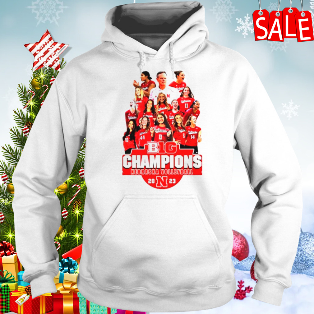 Big Champions Nebraska Volleyball 2023 shirt 5 Hoodie