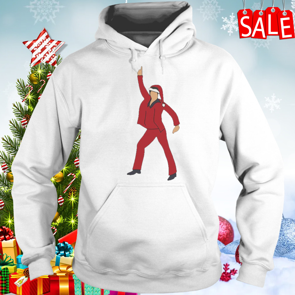 Christmas Disco Fever Santa John Travolta Emoji shirt 5 Hoodie