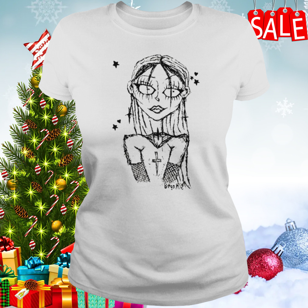 Cream Sketch Bronnie sweatshirt 2 Women's shirt