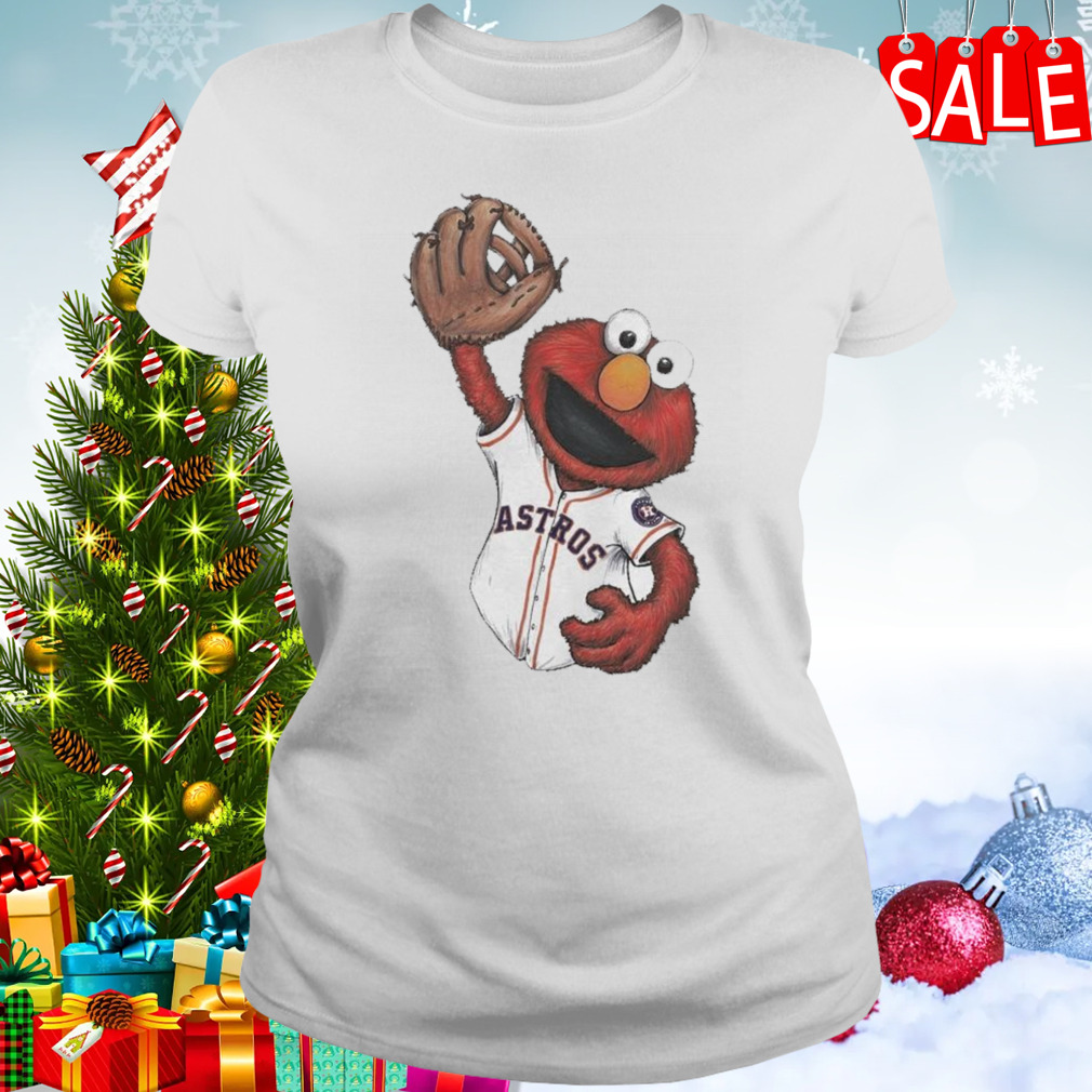 Elmo Houston Astros Sesame Street Limited Edition Fine T-shirt 2 Women's shirt