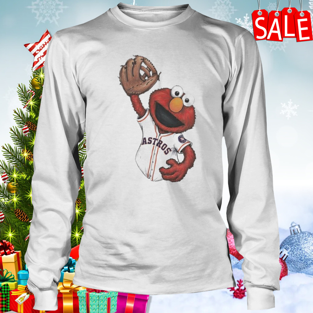 Elmo Houston Astros Sesame Street Limited Edition Fine T-shirt 3 Longsleeve shirt