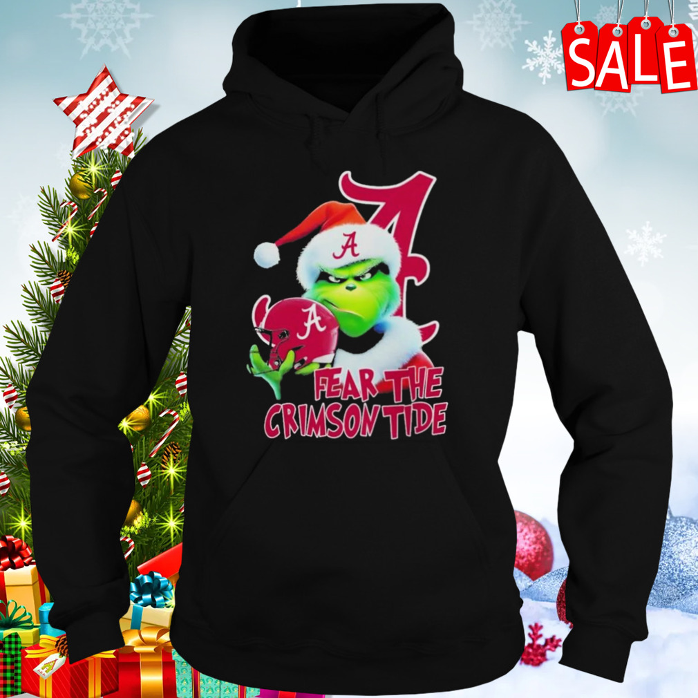 Grinch Fear The Christmas Alabama Crimson Tide shirt 5 Hoodies