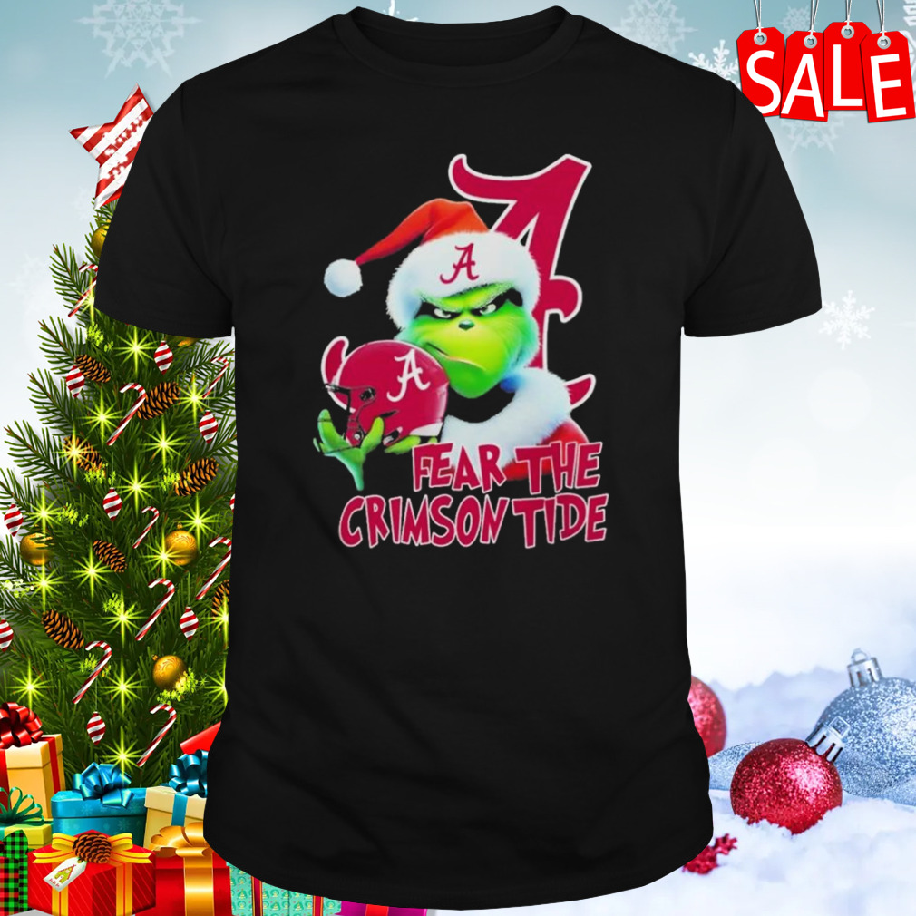 Grinch Fear The Christmas Alabama Crimson Tide shirt