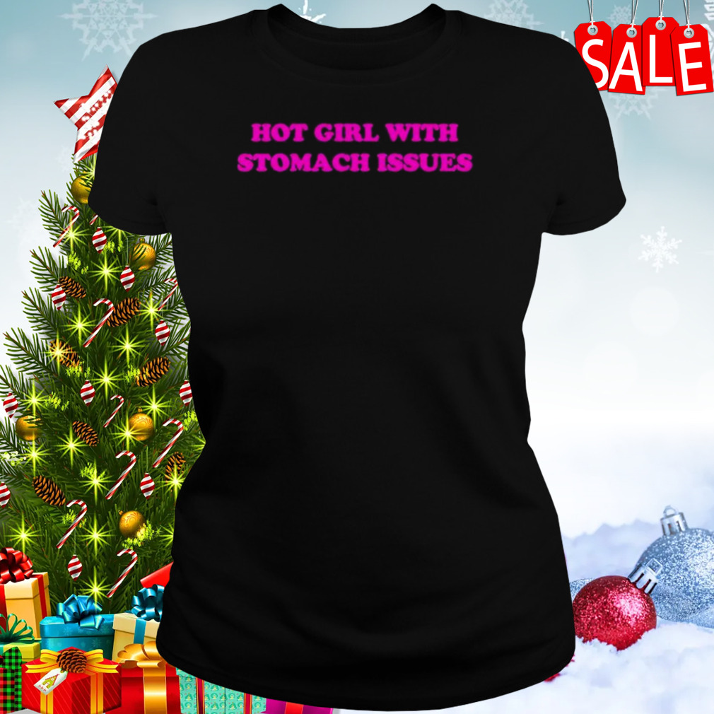 Hot girl with stomach issues pink sweatshirt 2 Women's tshirt