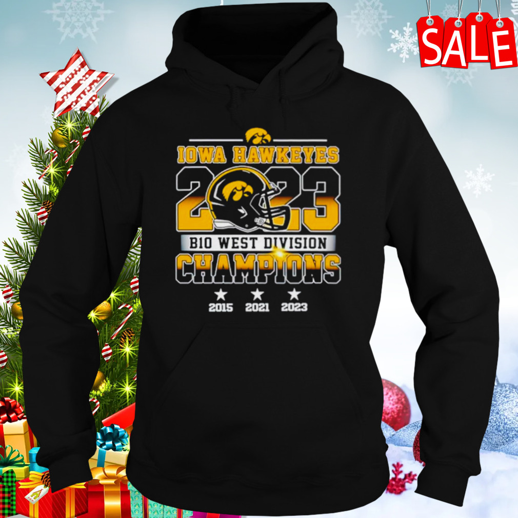 Iowa Hawkeyes 2023 B10 West Division Champions shirt 5 Hoodies