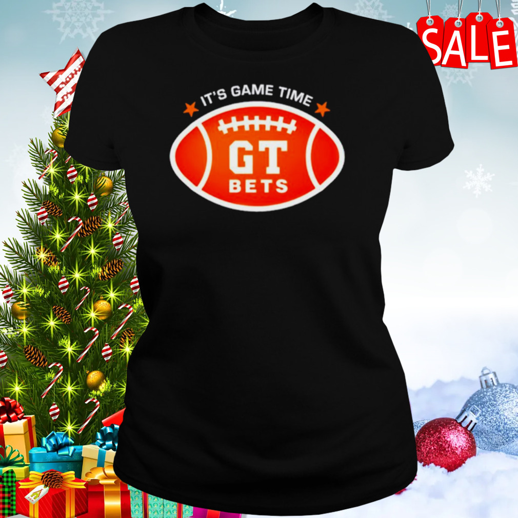 It’s game time gt bets football shirt 2 Women's tshirt