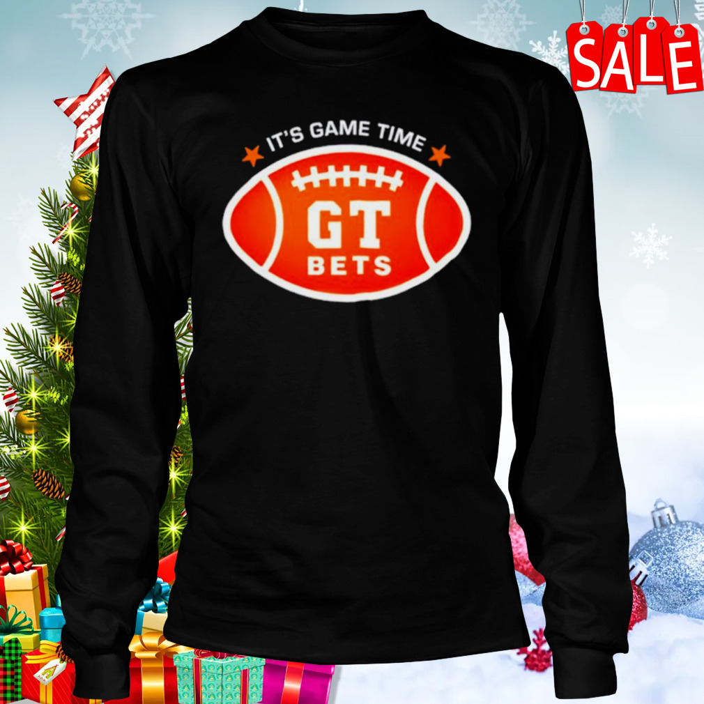 It’s game time gt bets football shirt 3 Longsleeve tshirt