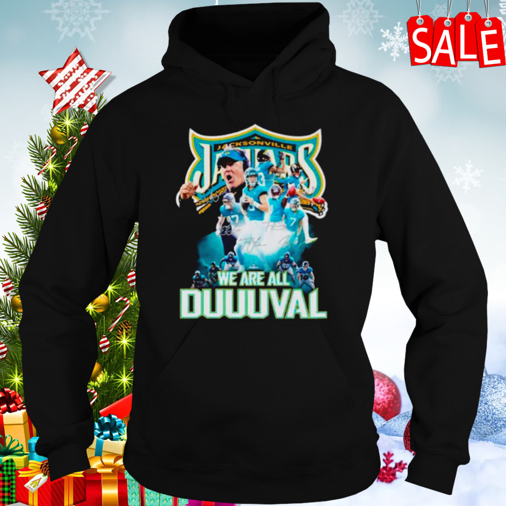 Jacksonville Jaguars we are all Duuuval signatures shirt 5 Hoodies
