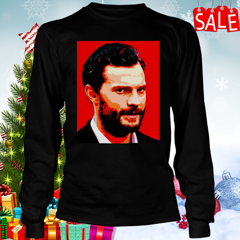 Jamie Dornan Red Graphic shirt 3 Longsleeve tshirt