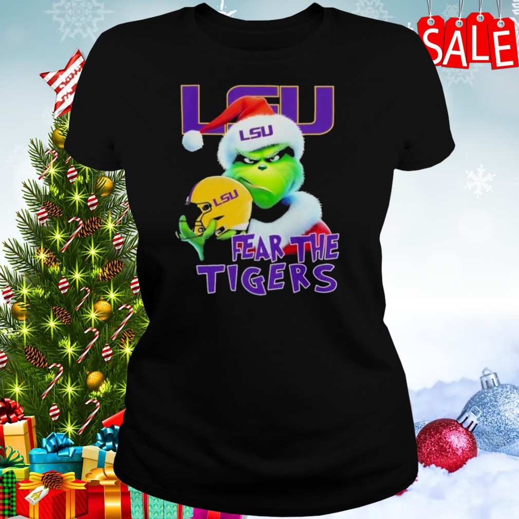 LSU Tigers Grinch Fear The Christmas 2023 shirt 2 Women's tshirt