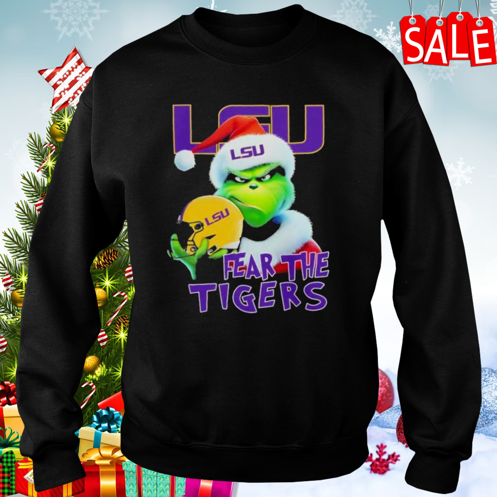 LSU Tigers Grinch Fear The Christmas 2023 shirt 4 Sweaters
