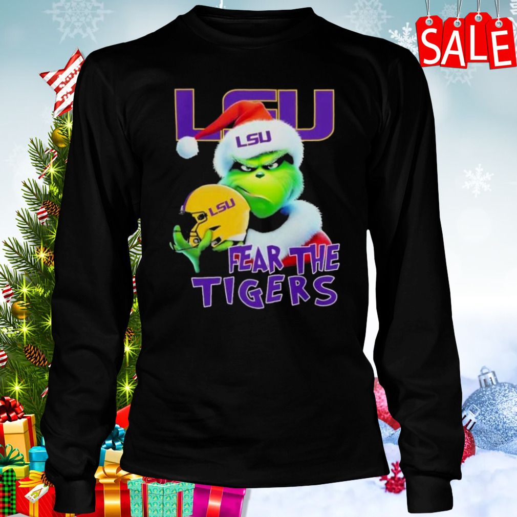 LSU Tigers Grinch Fear The Christmas 2023 shirt 3 Longsleeve tshirt