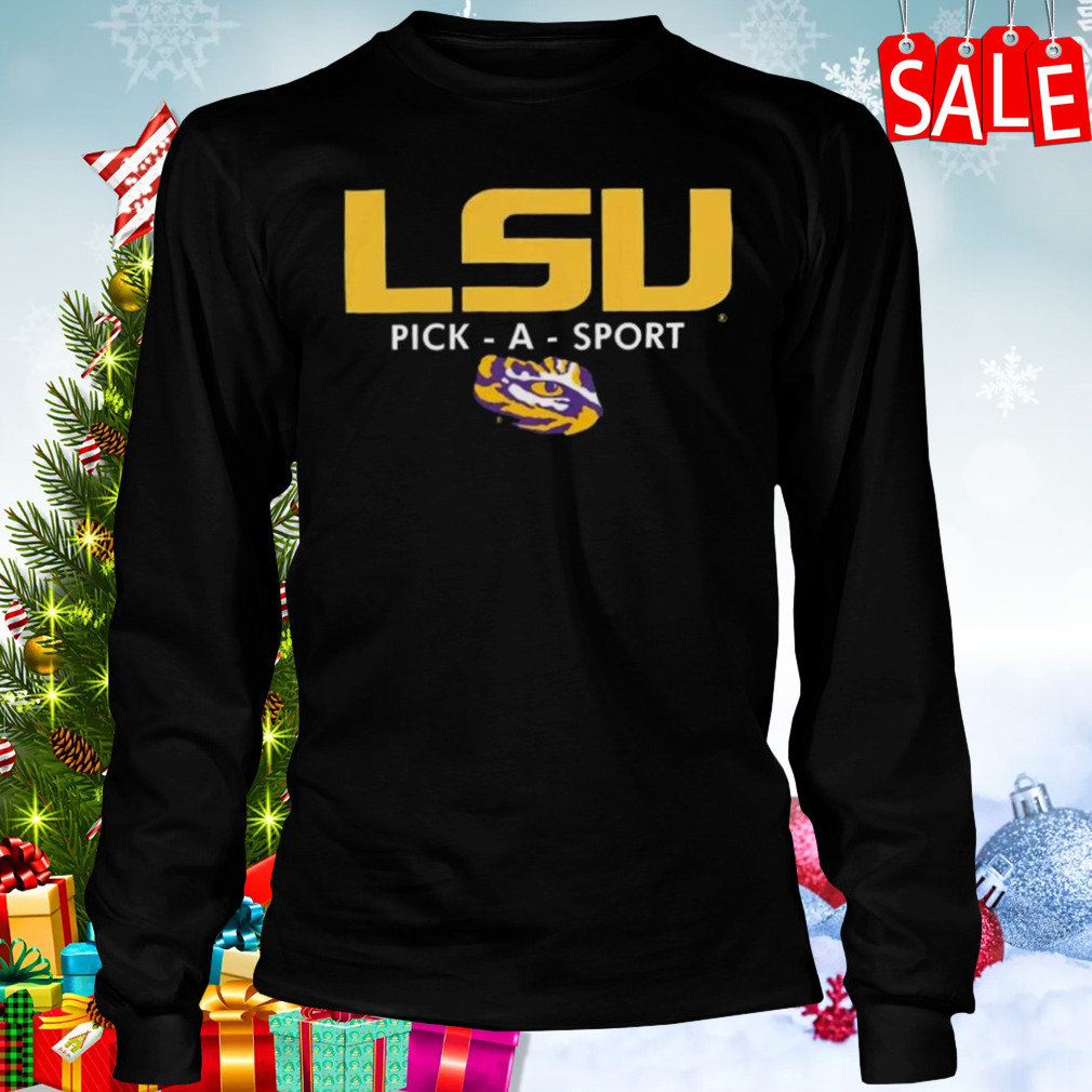 LSU Tigers Personalized Authentic Pick A Sport sweatshirt 3 Longsleeve tshirt