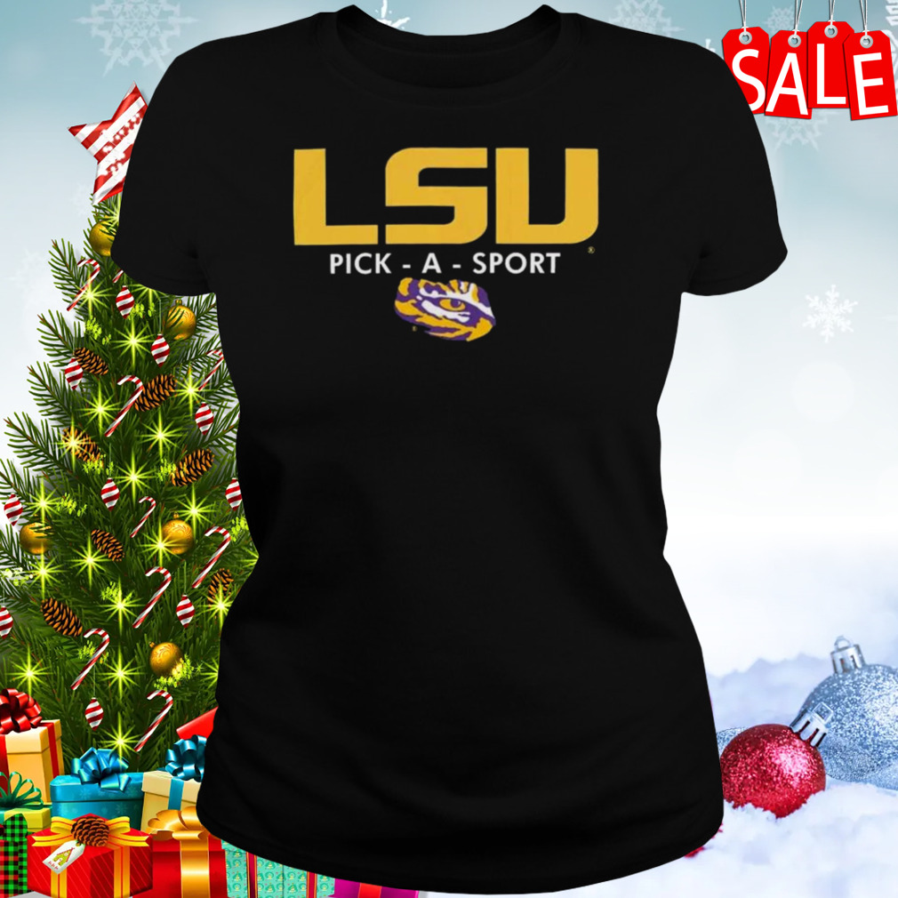 LSU Tigers Personalized Authentic Pick A Sport sweatshirt 2 Women's tshirt