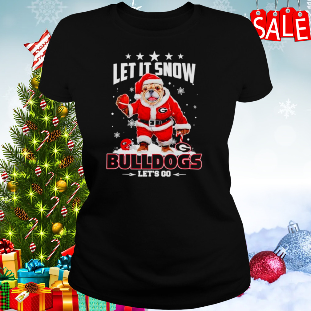 Let it snow Bulldogs let’s go shirt 2 Women's tshirt