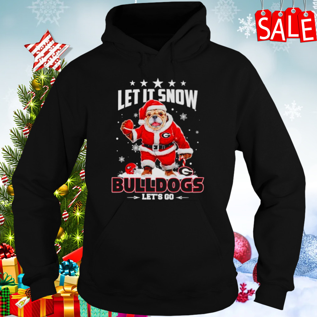 Let it snow Bulldogs let’s go shirt 5 Hoodies