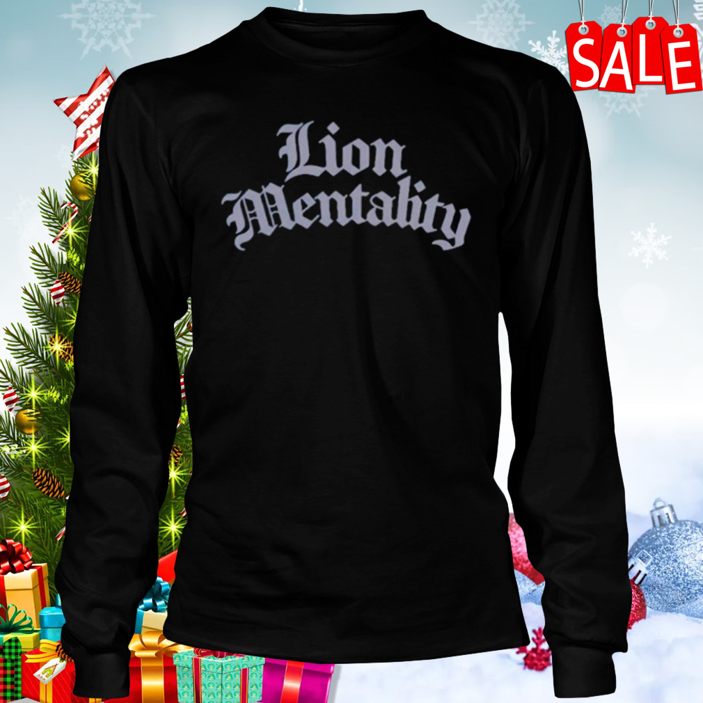 Lion Mentality shirt 3 Longsleeve tshirt
