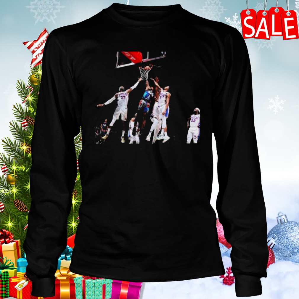 Lonnie Walker Dunked On Every 76ers Player sweatshirt 3 Longsleeve tshirt