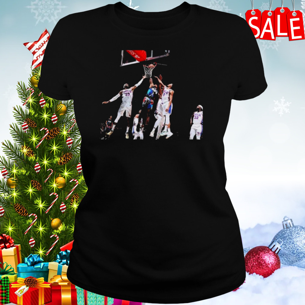 Lonnie Walker Dunked On Every 76ers Player sweatshirt 2 Women's tshirt
