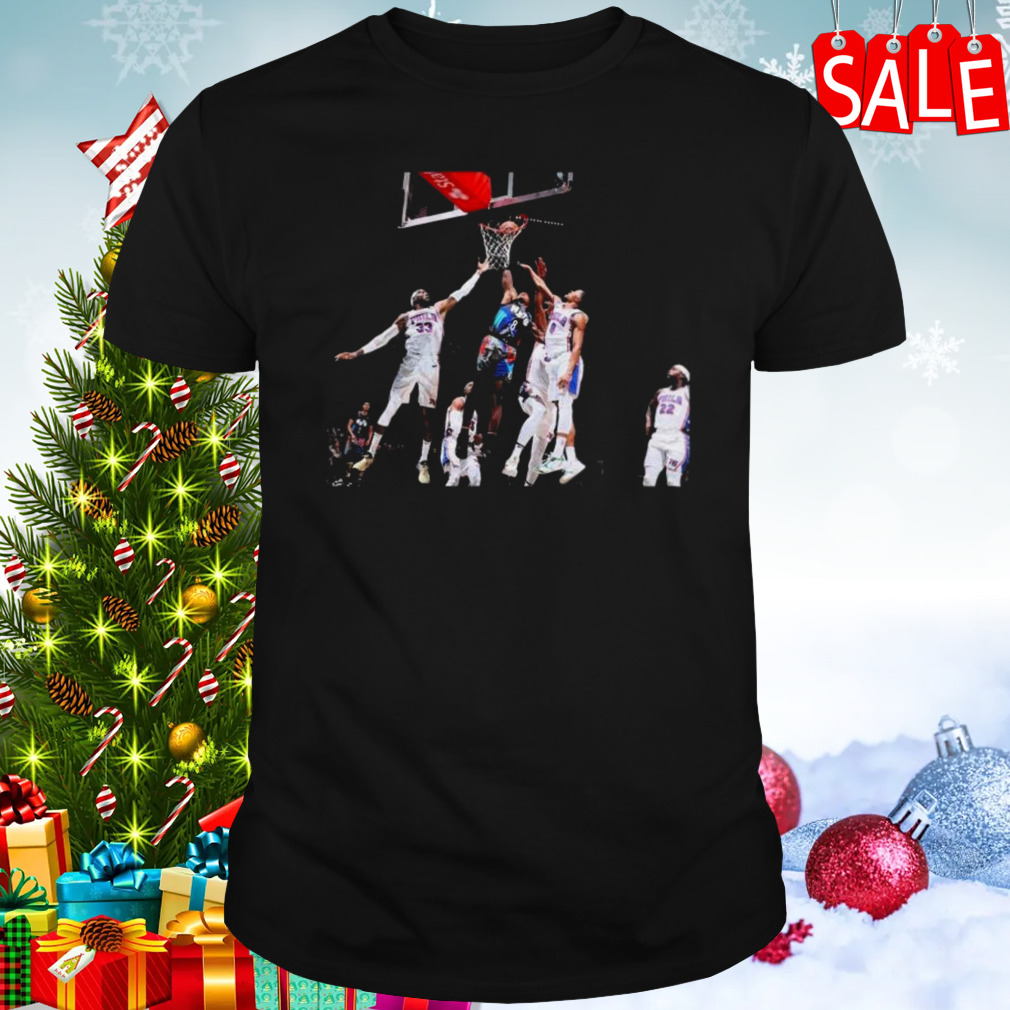 Lonnie Walker Dunked On Every 76ers Player sweatshirt 1 Unisex tshirt