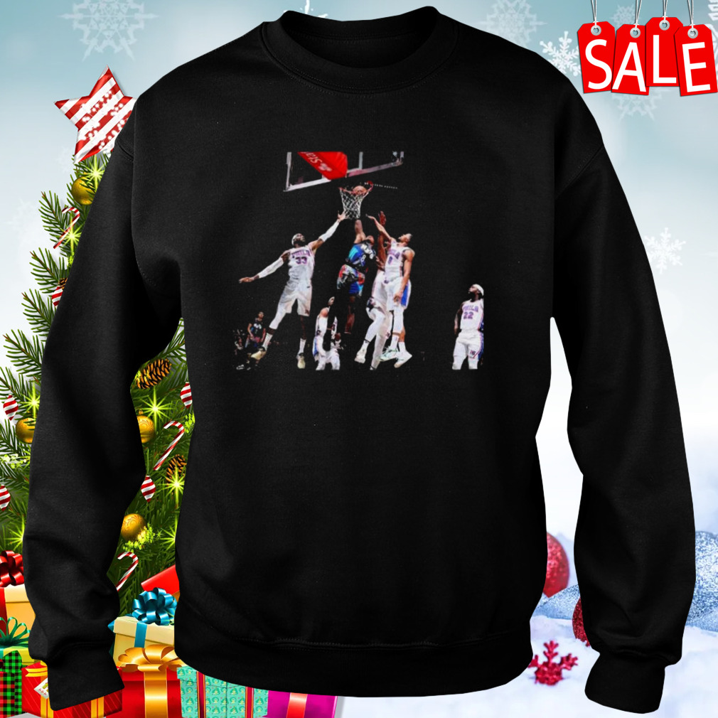 Lonnie Walker Dunked On Every 76ers Player sweatshirt 4 Sweaters