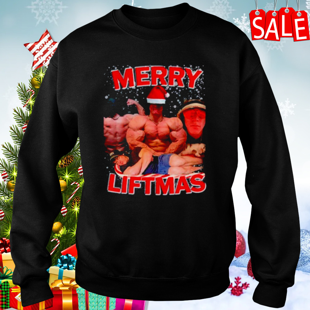 Merry Liftmas Sam Sulek Santa memes shirt 4 Sweaters