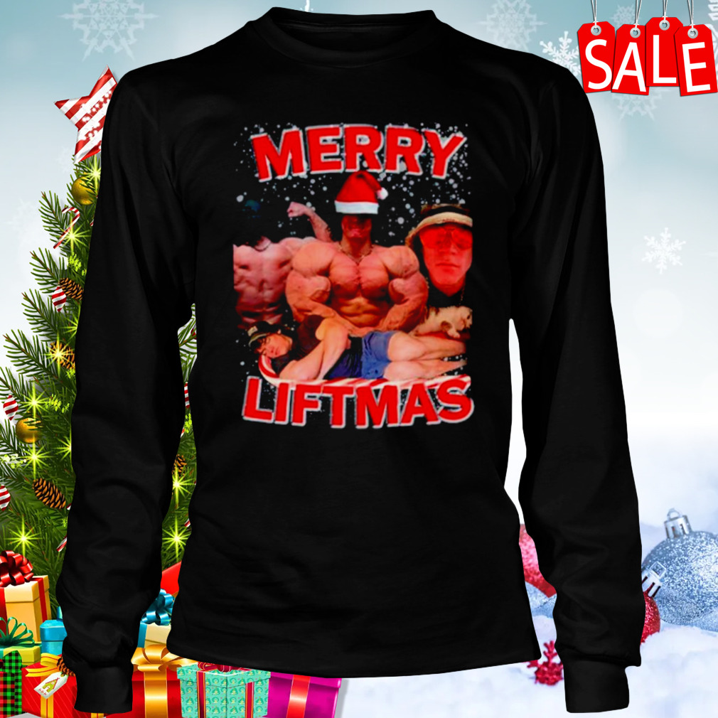 Merry Liftmas Sam Sulek Santa memes shirt 3 Longsleeve tshirt