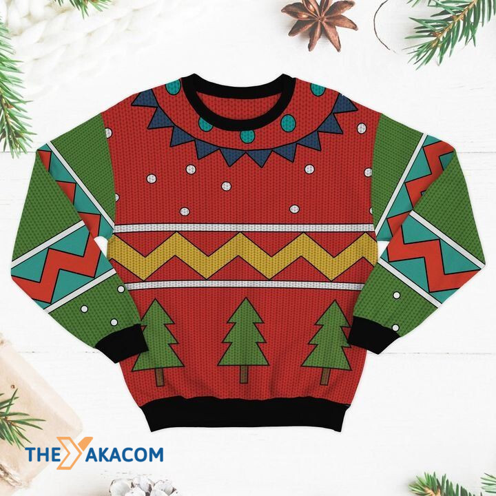 Merry Xmas With Colorful And Warm Awesome Gift For Christmas Ugly Christmas Sweater