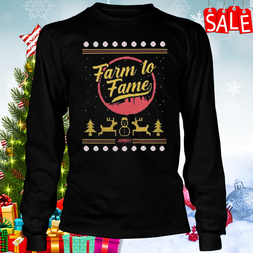 Mlb Farm To Fame Holiday Christmas Ugly Sweater sweatshirt 3 Longsleeve tshirt
