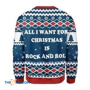 Music Band All I Want For Christmas Is Rock And Rol Gift For Christmas Ugly Christmas Sweater 2 Music Band All I Want For Christmas Is Rock And Rol Gift For Christmas Ugly Christmas Sweater
