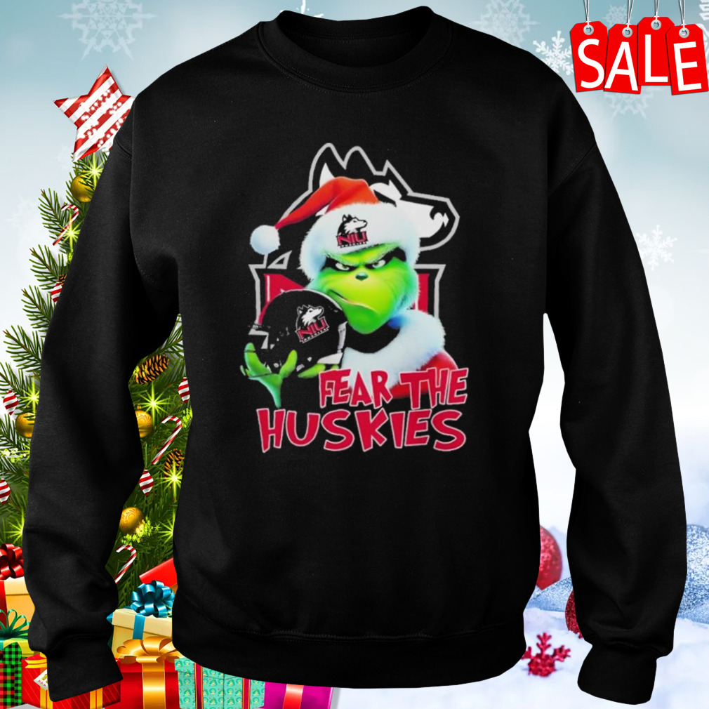 Northern Illinois Huskies Grinch Fear The Christmas 2023 shirt 4 Sweaters