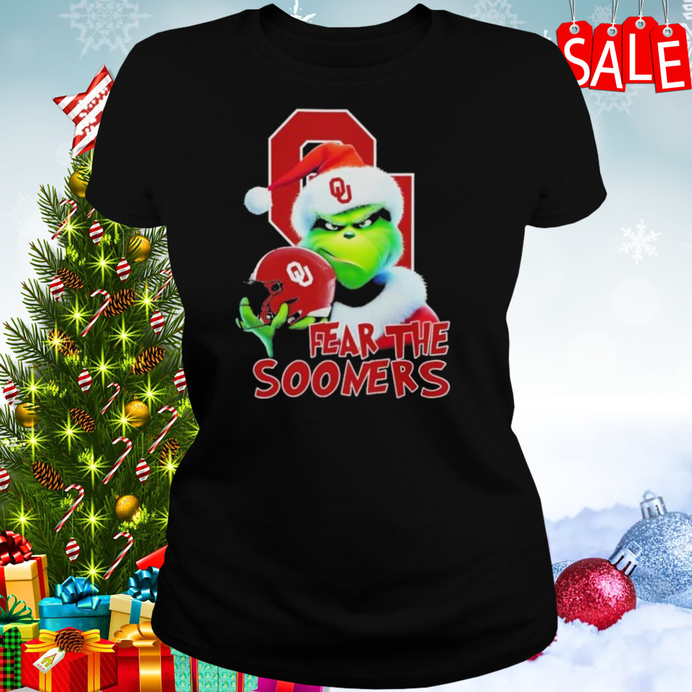 Oklahoma Sooners Grinch Fear The Christmas 2023 shirt 2 Women's tshirt