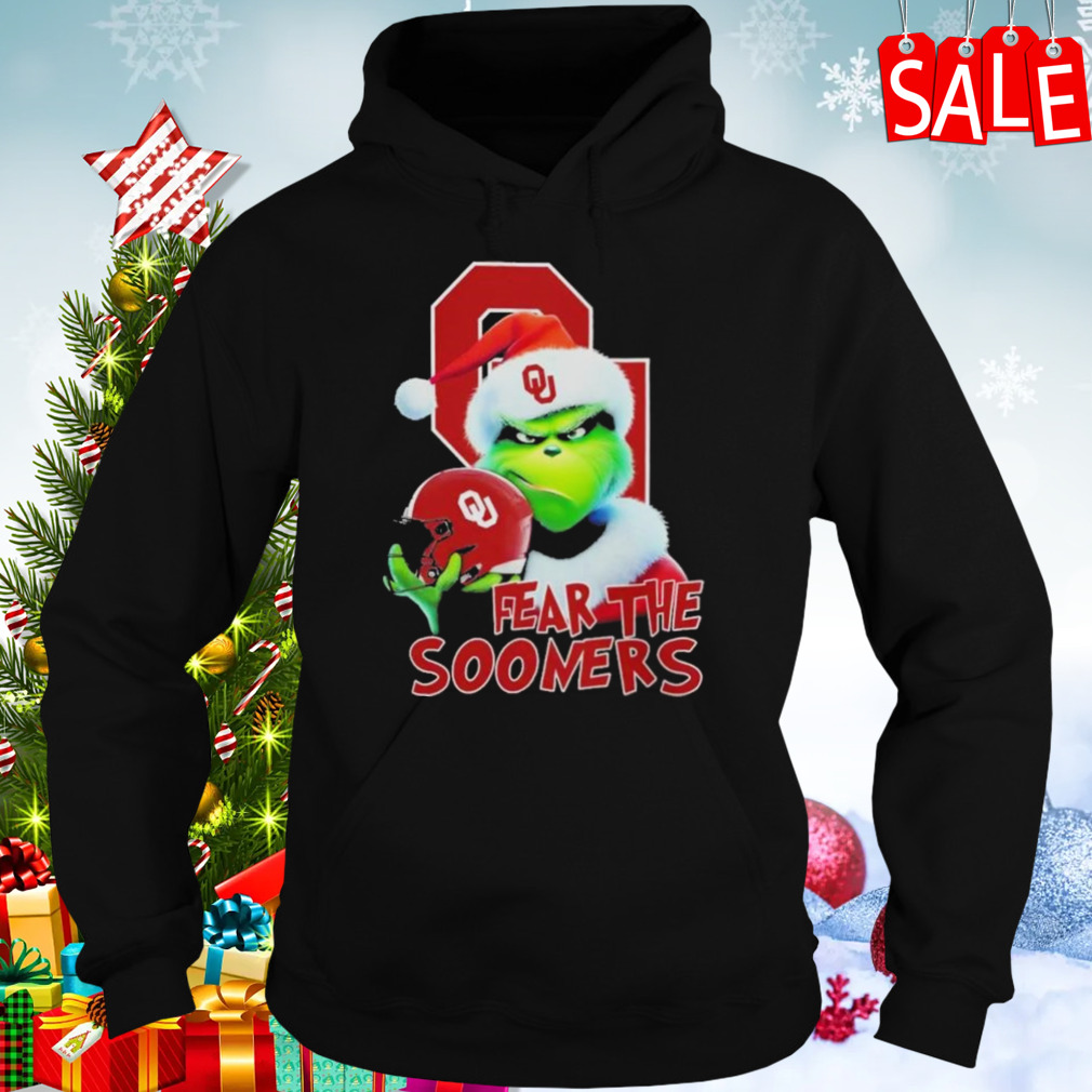 Oklahoma Sooners Grinch Fear The Christmas 2023 shirt 5 Hoodies